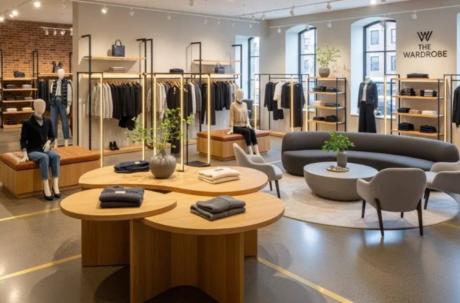 Móveis Planejados para Loja de Roupas