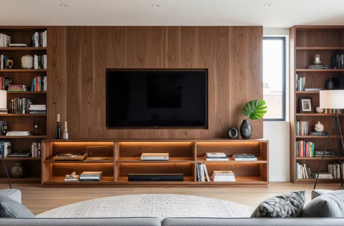 Painel para TV com Rack Integrado